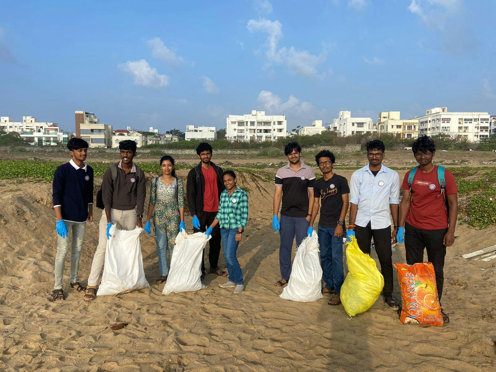 Besant Nagar Beach Cleaning
